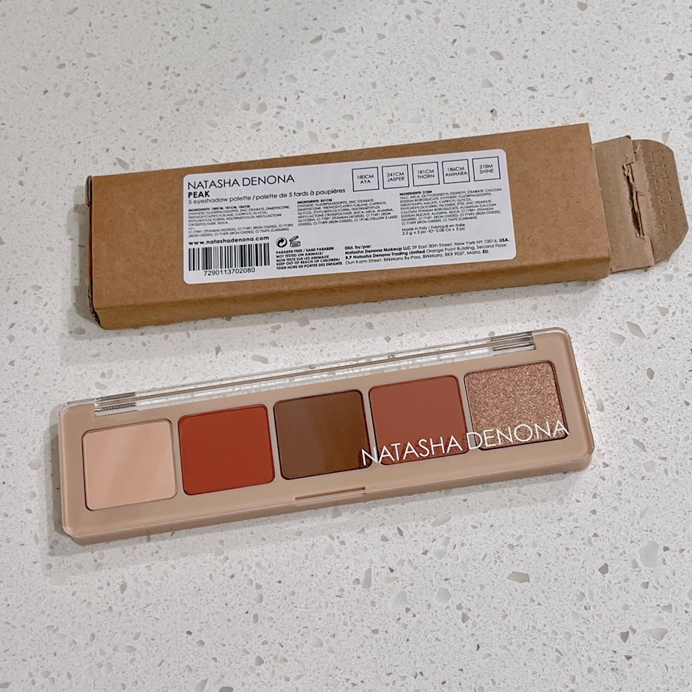 NEW! Natasha Denona Peak Eyeshadow Palette $48 Retail Price.